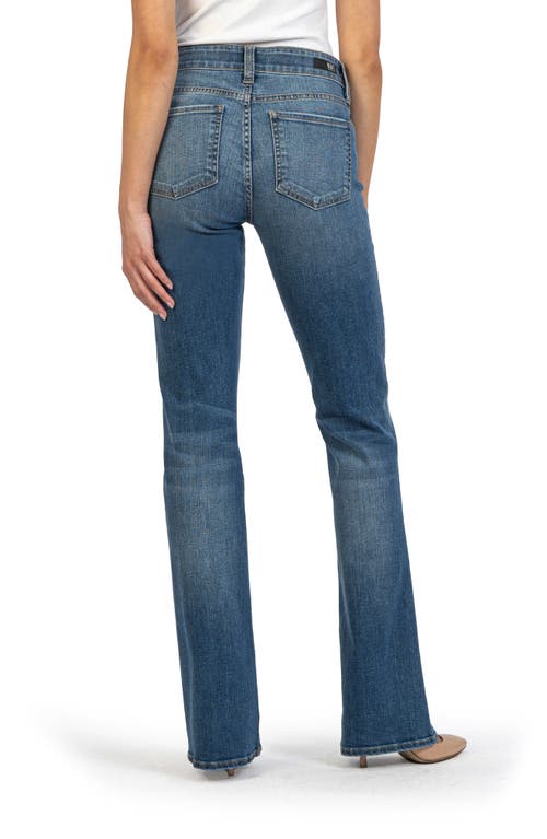 Kut From The Kloth Stella High Waist Raw Hem Flare Jeans In Studious