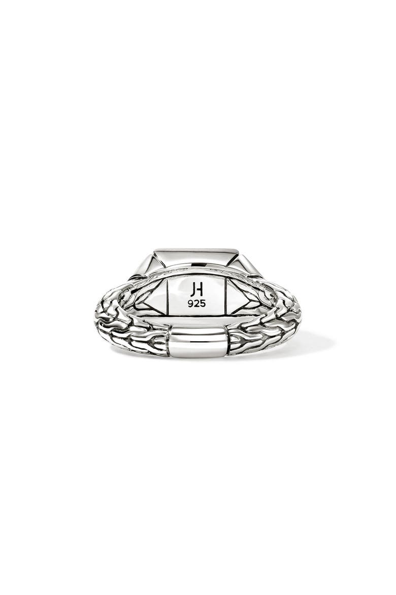 Icon Stud Ring, Alternate, color, SILVER