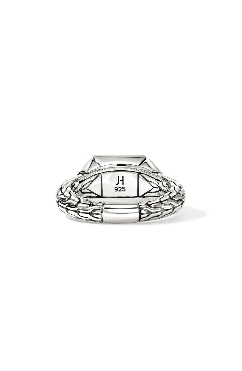 John Hardy Icon Stud Ring, Alternate, color, Silver
