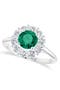  Emerald/White Gold