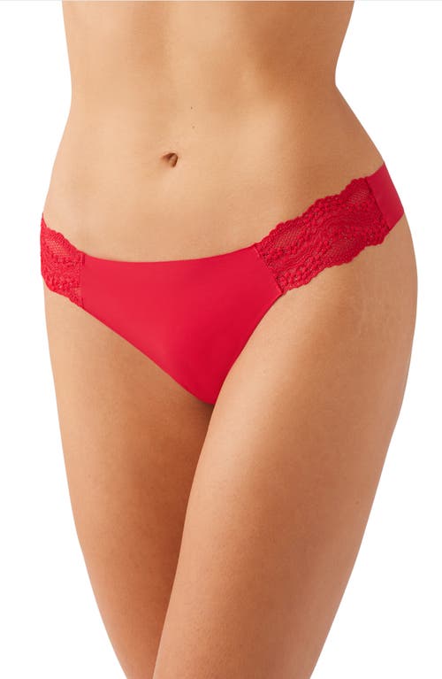 B.tempt'd By Wacoal B.bare Thong In Red