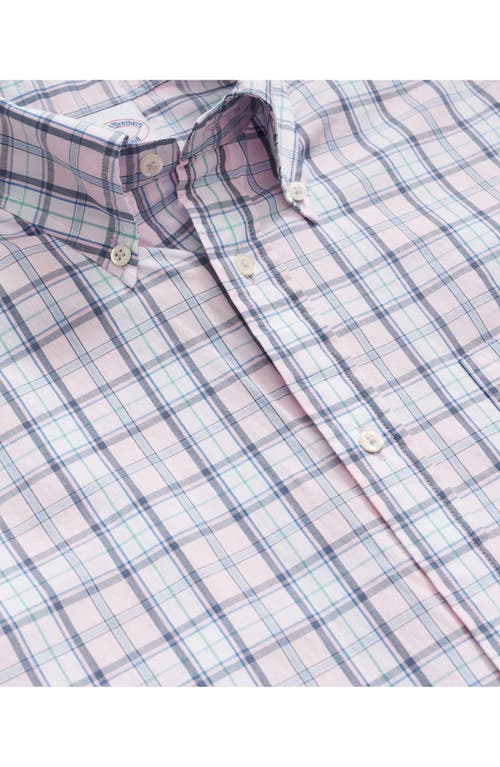 Brooks Brothers Friday Regular Fit Plaid Short Sleeve Cotton Poplin Button-down Shirt In Multi