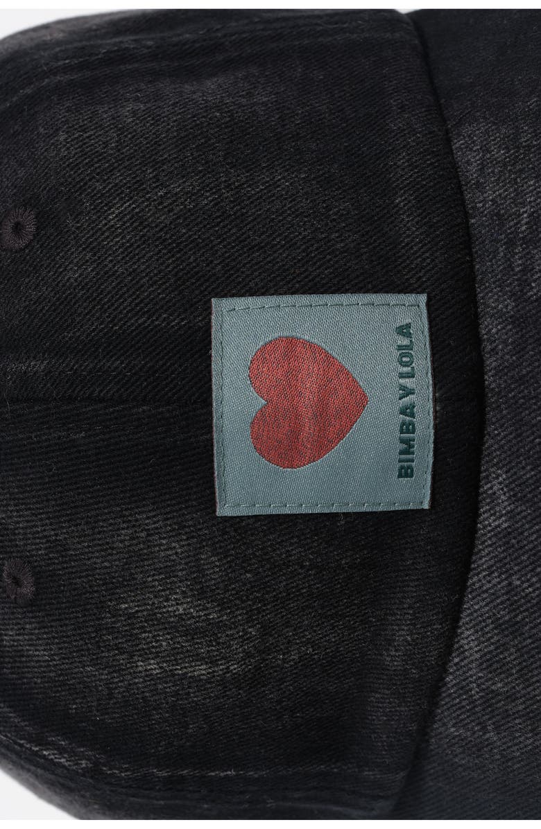 Bimba y Lola Cotton Cap, Alternate, color, Black