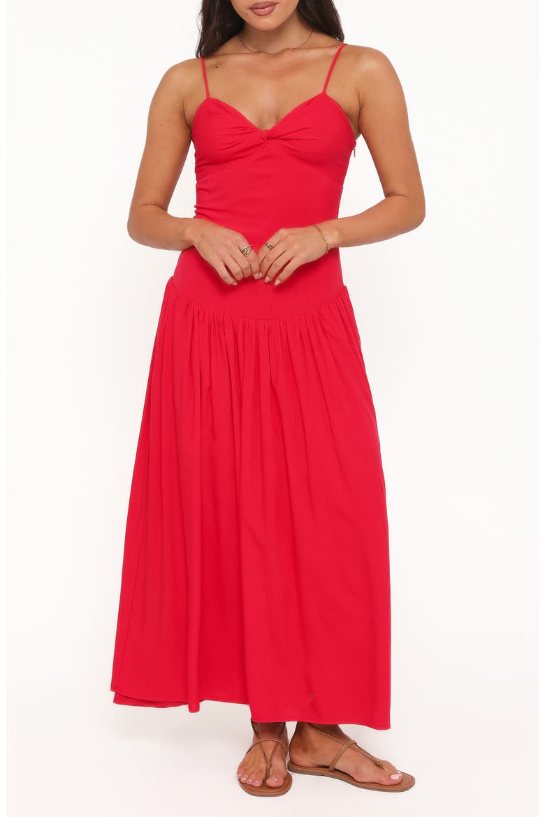 Shanice Maxi Dress, Main, color, RED