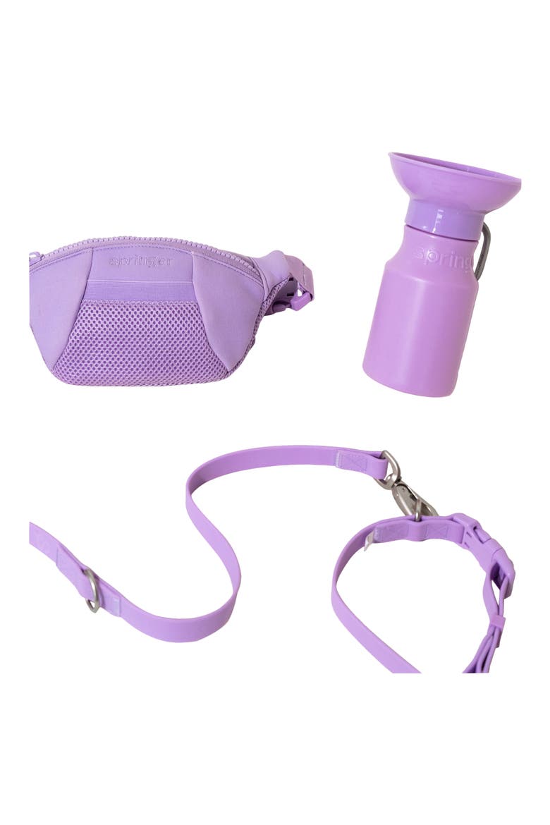 Dog Sling Bag & 15 oz. Water Bottle Set, Main, color, LILAC