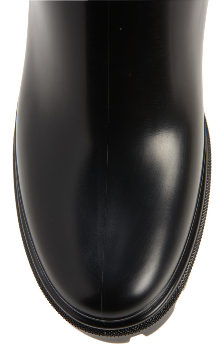 Moncler Loftgrip Block Heel Waterproof Rain Boot, Alternate, color,