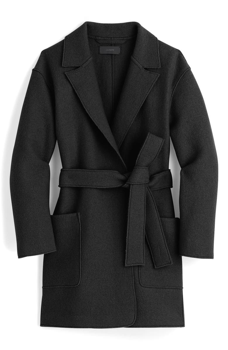 J.Crew Sabrina Boiled Wool Wrap Coat, Main, color,