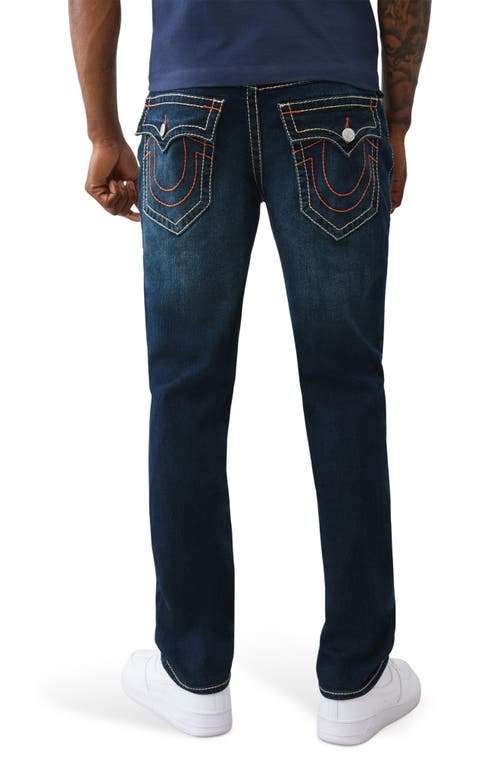True Religion Geno Big T Flap Pocket Slim Jeans In Blue