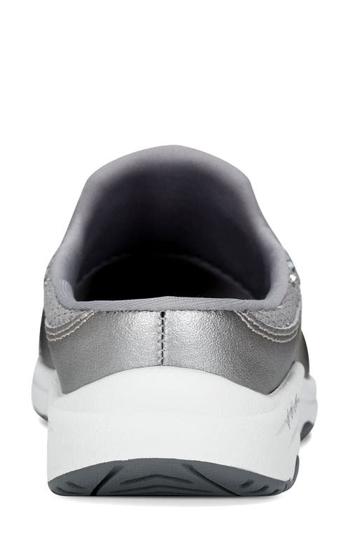 Easy Spirit Travel Sparkle Clog In Medium Gray