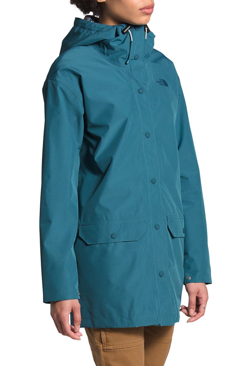The North Face Liberty Woodmount Water Repellent Recycled Raincoat, Alternate, color, 