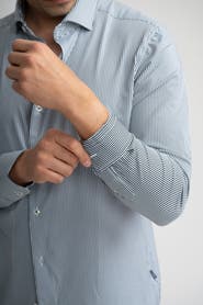 Stone Rose Apex Estate Microstripe LS Shirt