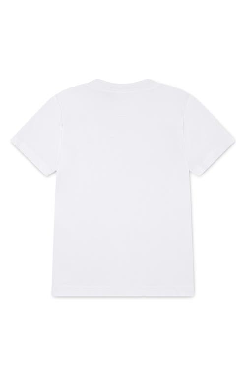 Nike Kids' Rush Nation Logo Graphic T-shirt In White