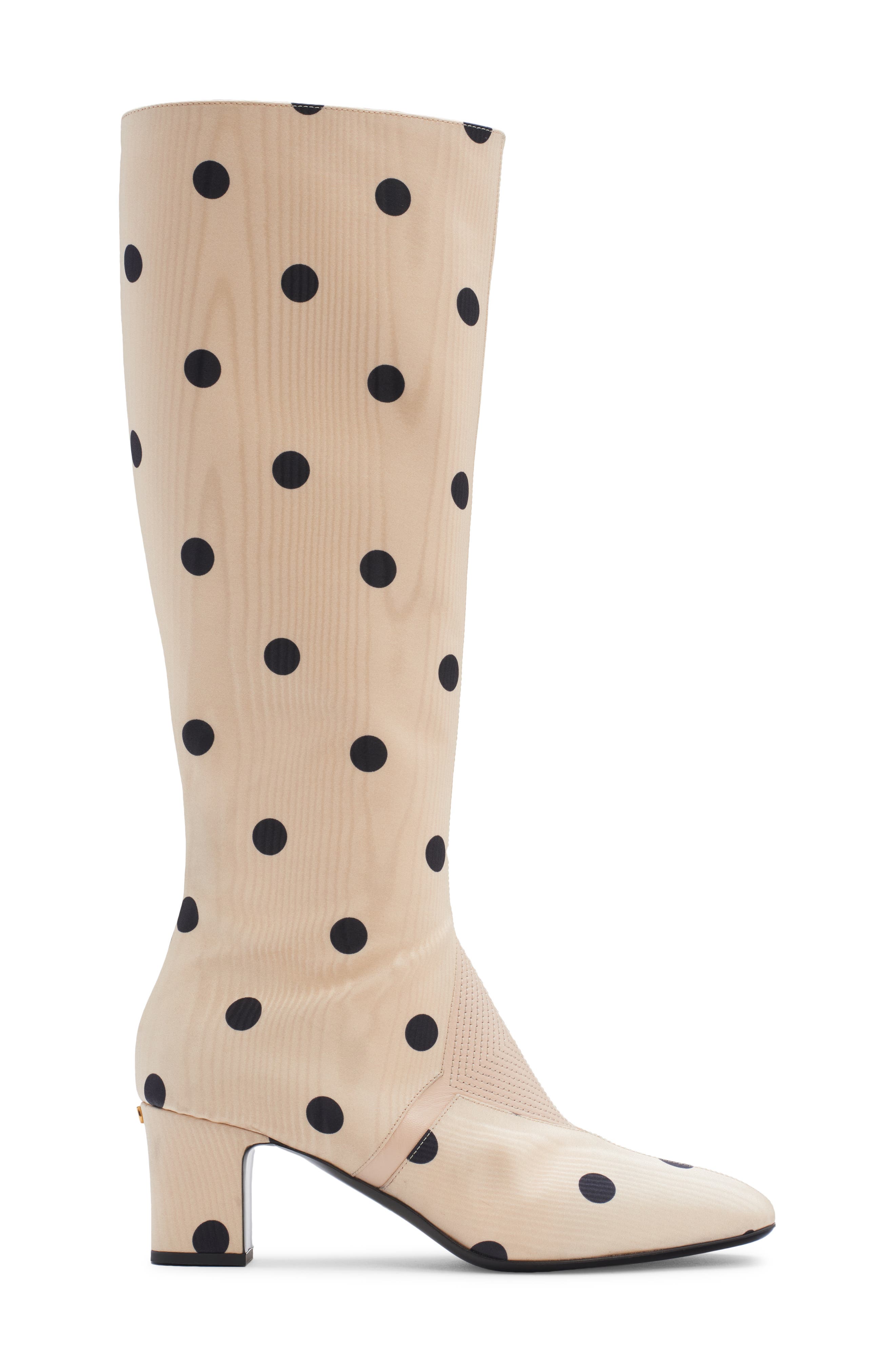 Valentino Garavani Equivogue Polka Dot Boot, Alternate, color, 