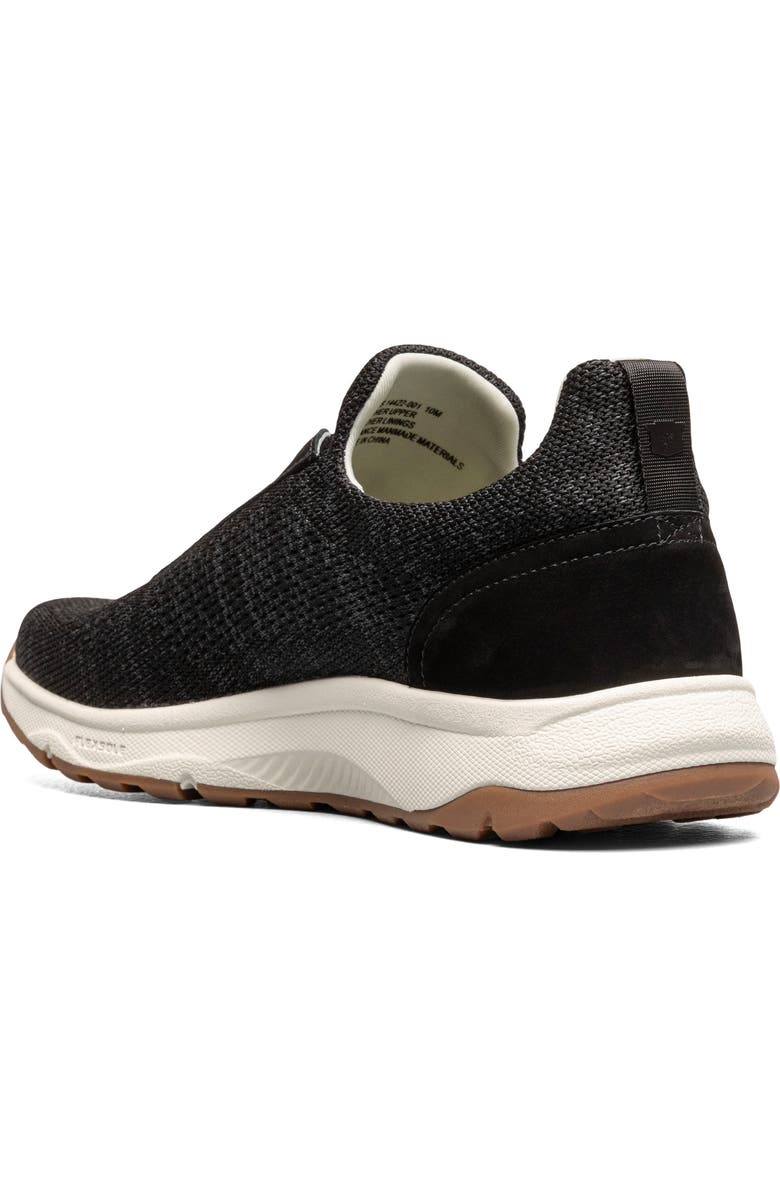 Florsheim Satellite Knit Slip-On Sneaker, Alternate, color, Black