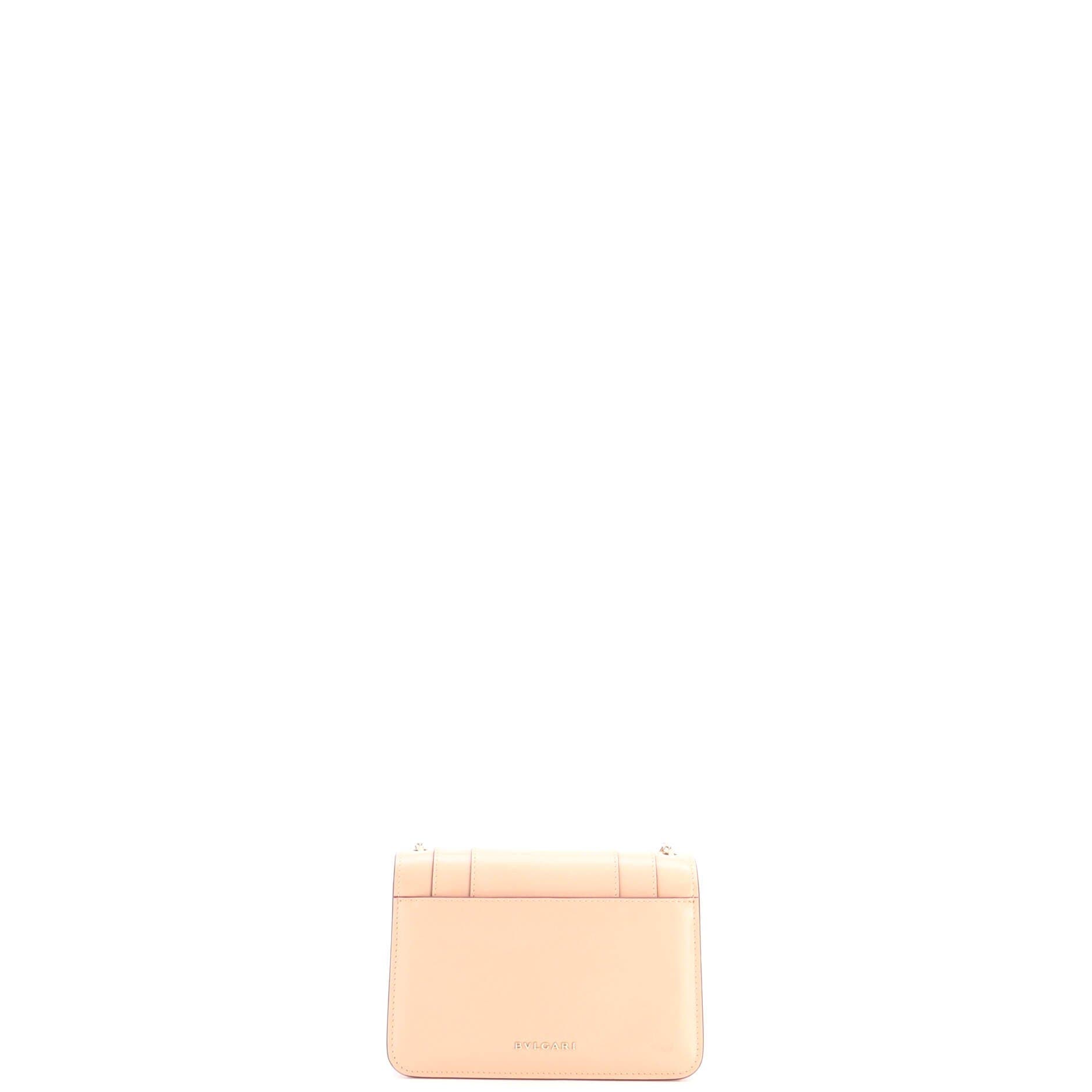 Serpenti Forever Shoulder Bag Leather Mini, Alternate, color, White