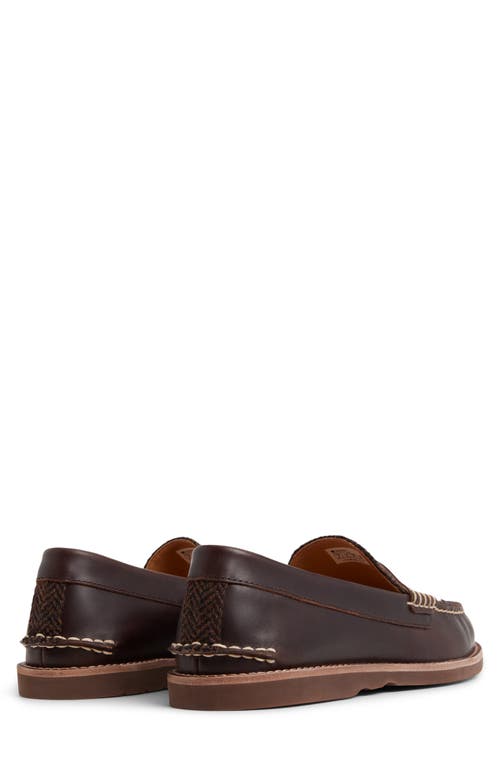 Sperry Ripple Penny Loafer In Brown