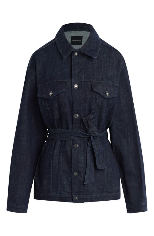 Shop Favorite Daughter The Jane Denim Trench Coat In Waterloo