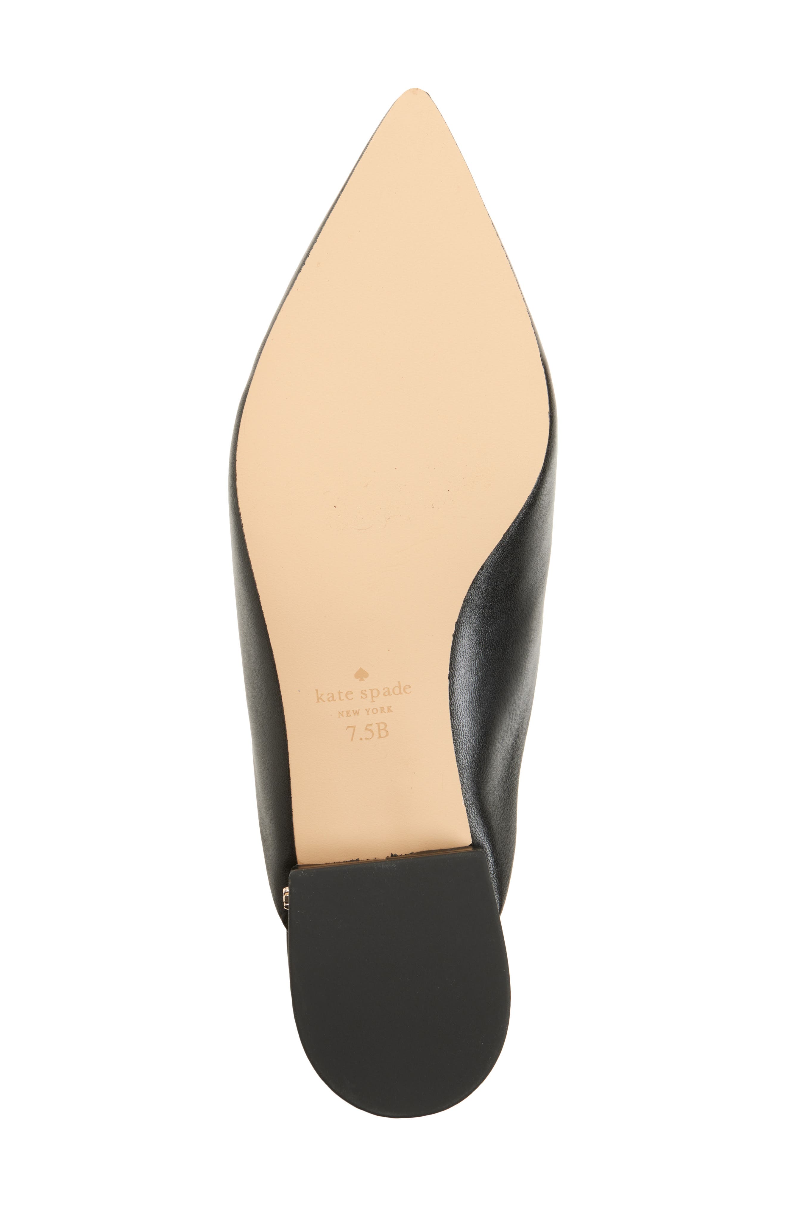 Kate Spade New York zola heart mule, Alternate, color, Black