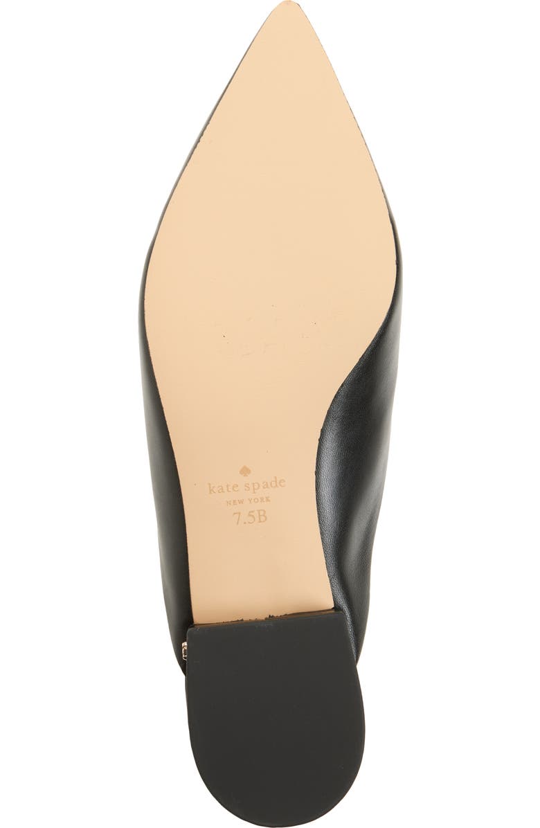 Kate Spade New York zola heart mule, Alternate, color, Black