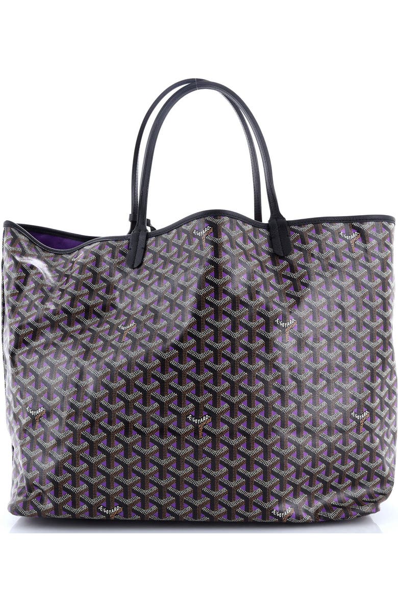 Pre-Owned Goyard Saint Louis Tote Claire Voie Coated Canvas GM, Main, color,