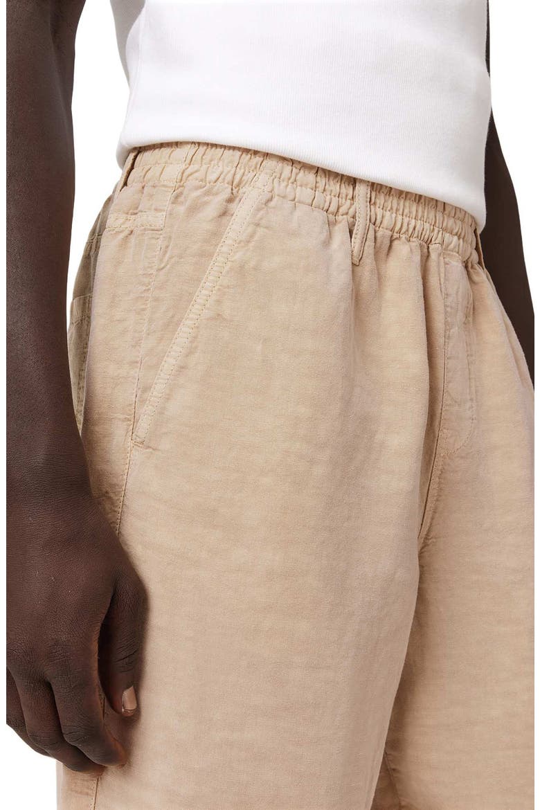 Korten Wide Leg Pull-On Pants, Alternate, color, SAND BROWN