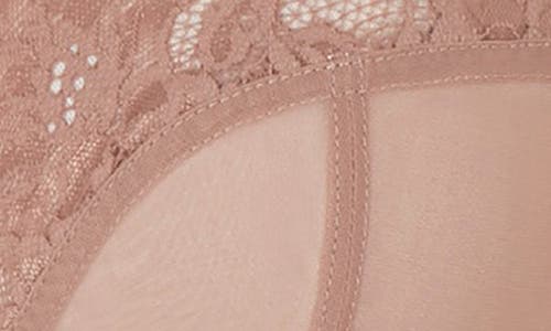 Panache Nina Underwire Stretch Lace Side Support Bra In Brown