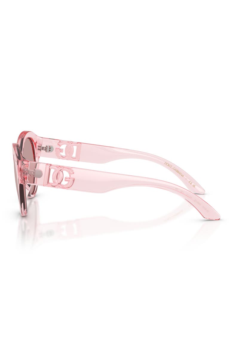 Kids' 47mm Small Butterfly Sunglasses, Alternate, color, PINK / VIOLET MIRROR SILVER