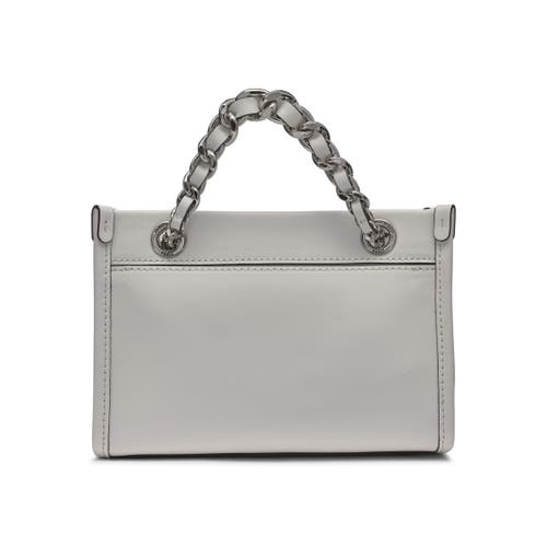 Shop Karl Lagerfeld Paris Savoie Crossbody In Wntr Wht/silvr