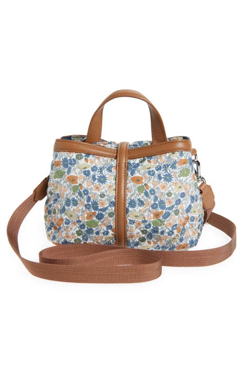 Mz Wallace Mini Astor Floral Diamond Quilted Top Handle Bag