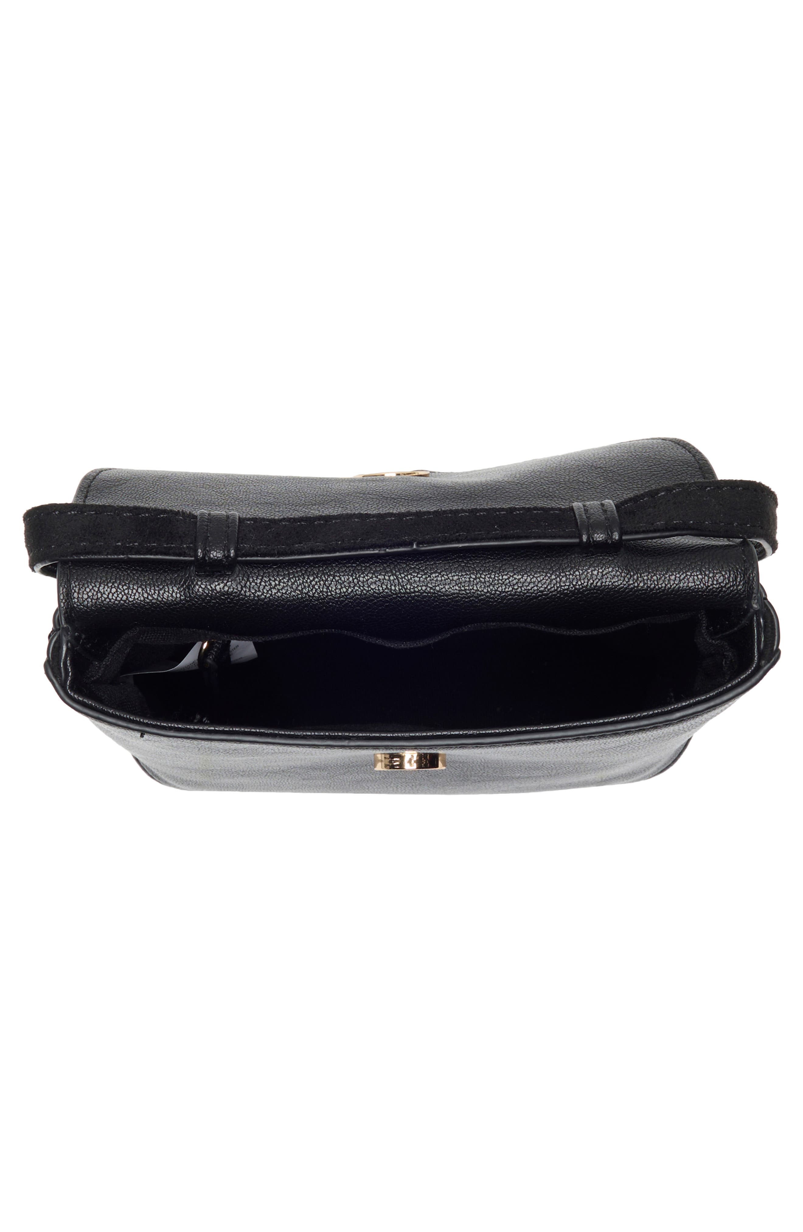 Dolce Vita Perry Top Flap Phone Crossbody Bag, Alternate, color, Black