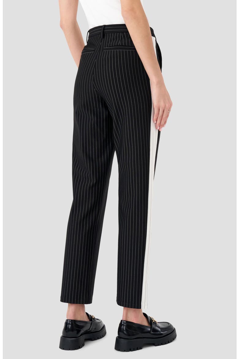 Pinstripe Pants, Alternate, color, BLACK