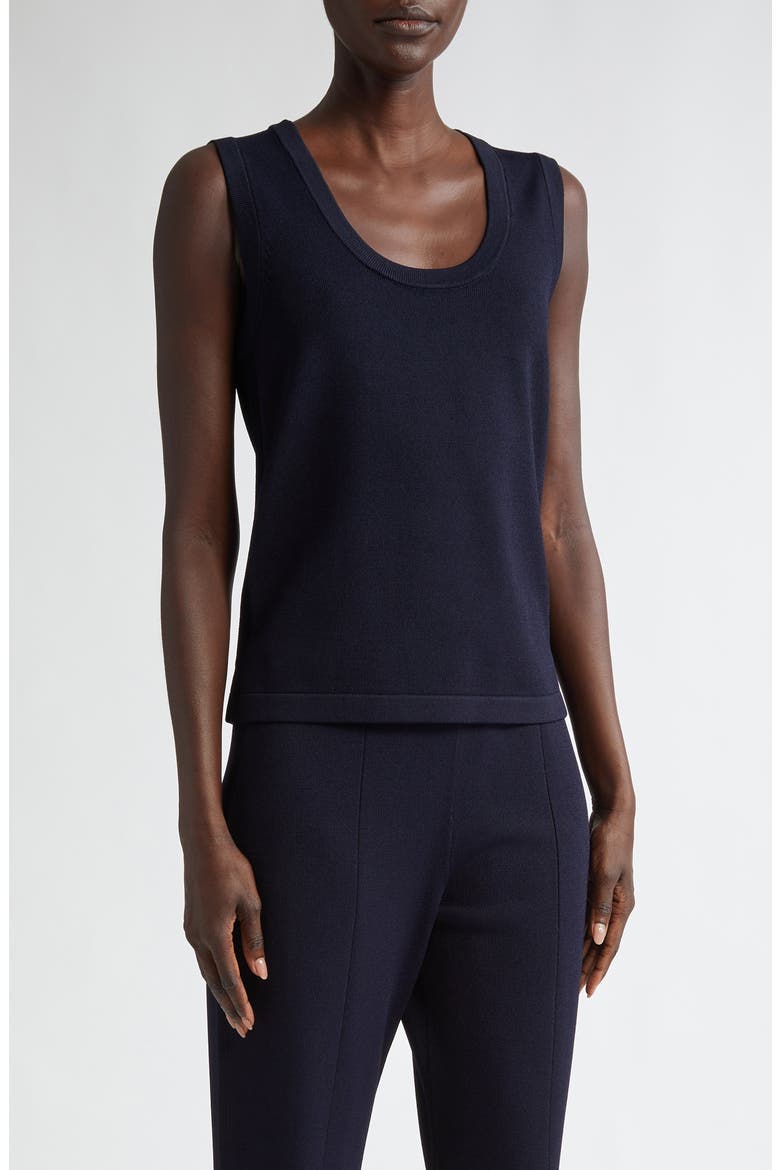 Santiago Scoop Neck Sweater, Main, color, MIDNIGHT