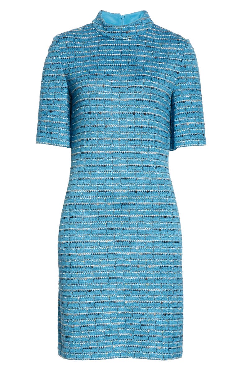 St. John Collection Artisanal Space Dye Stripe Knit Dress, Alternate, color,