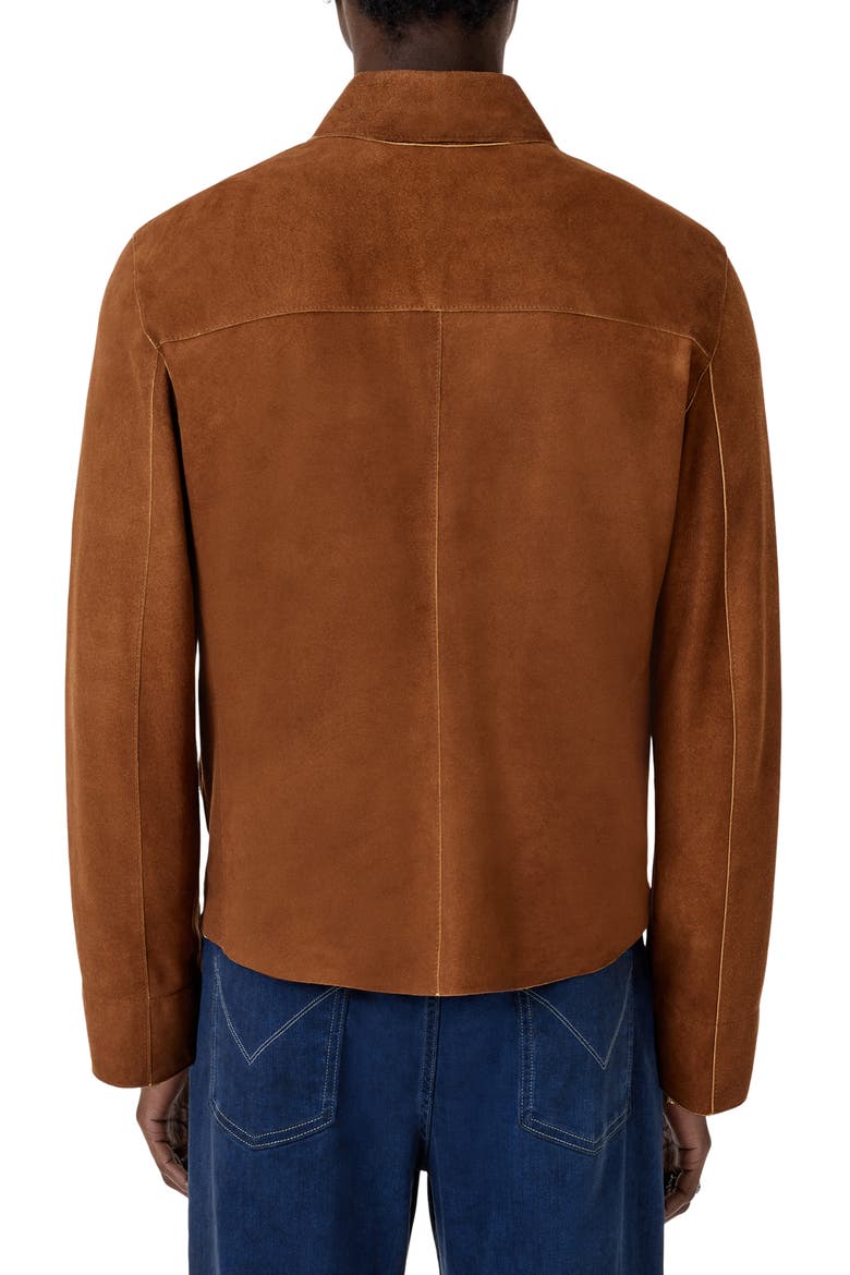 Marlee Suede Western Jacket, Alternate, color, BALSA