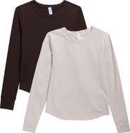 YOGALICIOUS 2-Pack Audrina Crewneck T-Shirts