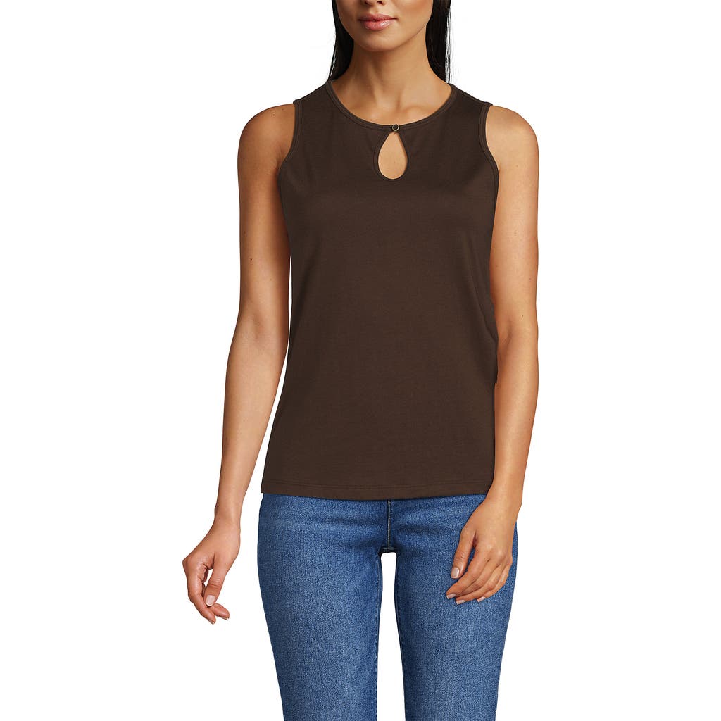 LANDS' END LANDS' END SUPIMA KEYHOLE TANK