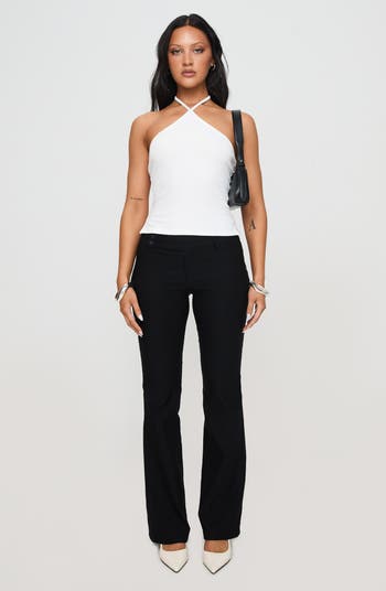 Baseline Rib Stretch Cotton Halter Top