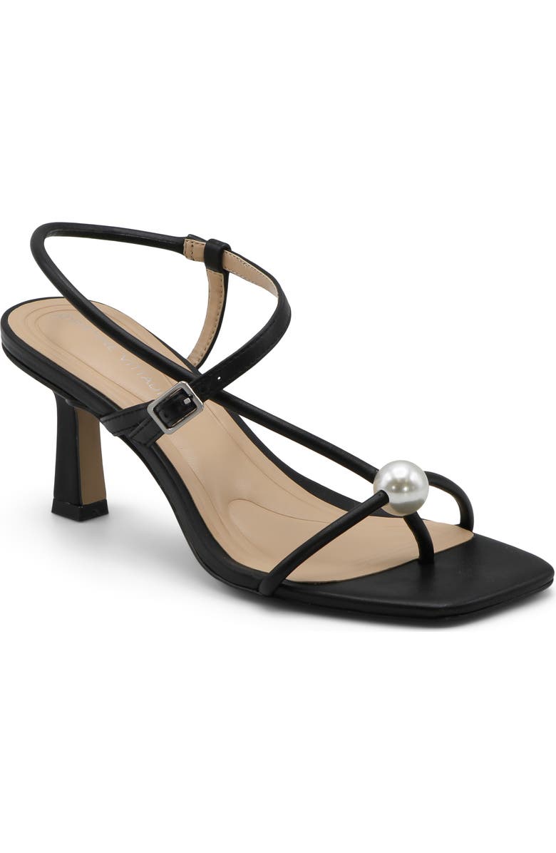 Adrienne Vittadini Begley Sandal, Main, color, Black