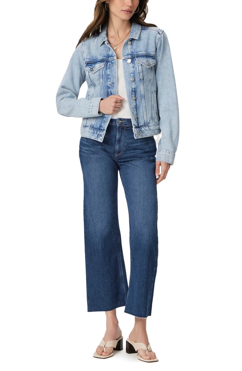 PAIGE Rowan Denim Trucker Jacket, Alternate, color, 