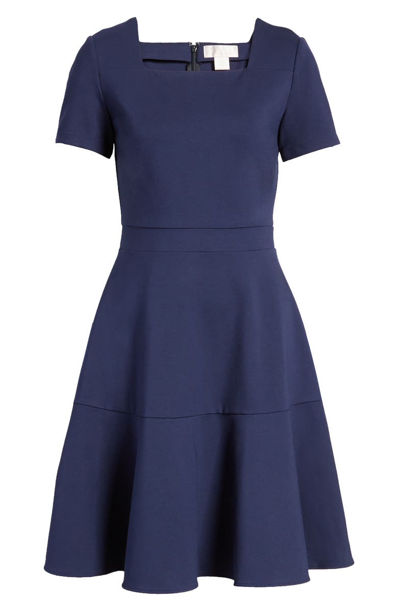 Rachel Parcell Square Neck Fit & Flare Dress, Alternate, color,