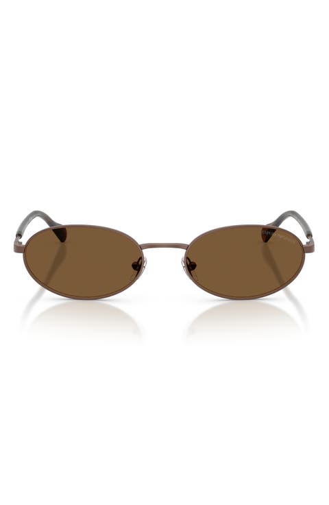54mm Oval Sunglasses