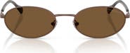 Emporio Armani 54mm Oval Sunglasses