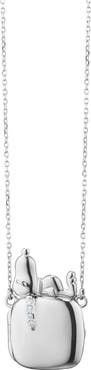 Monica Rich Kosann Snoopy X Viv Slim Locket Necklace in Sterling Silver