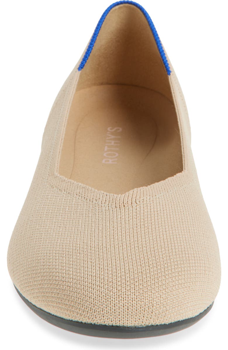 Rothy's The Daily Ballet Flat, Alternate, color, Ecru