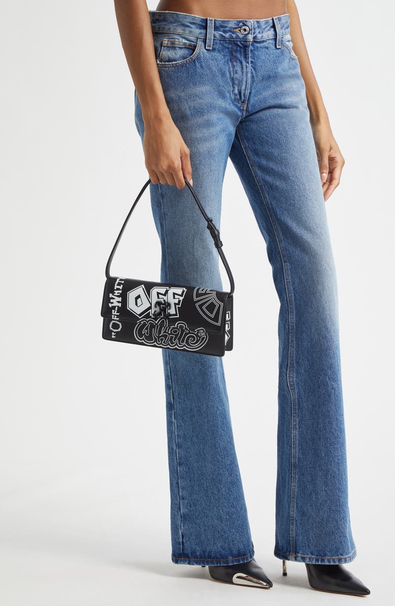 Off-White Jitney 1.0 Leather Shoulder Bag, Alternate, color,