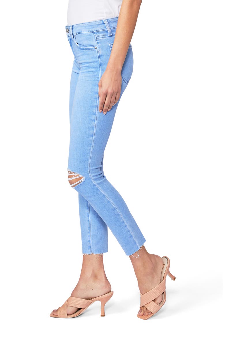 Verdugo Ripped Mid Rise Ankle Skinny Jeans, Alternate, color, WHAMYDEST