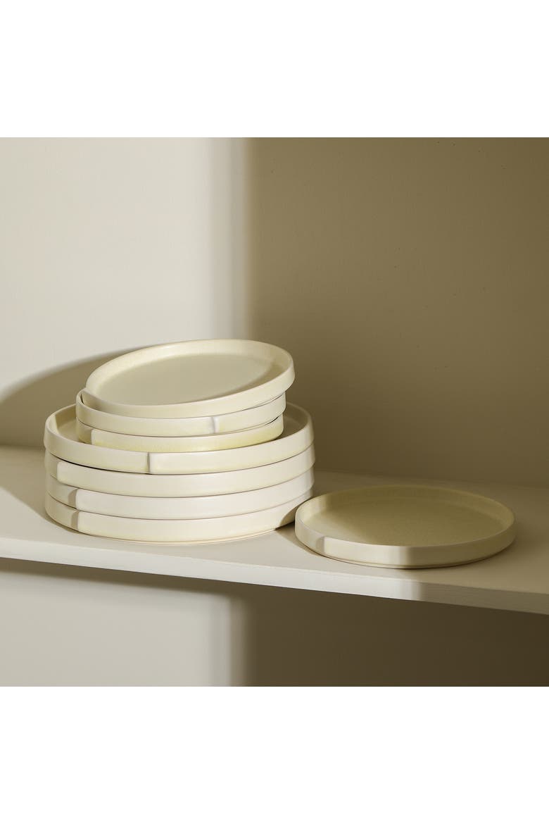 Bao Stoneware 4-Piece Dinner Plate Set, Alternate, color, Beige