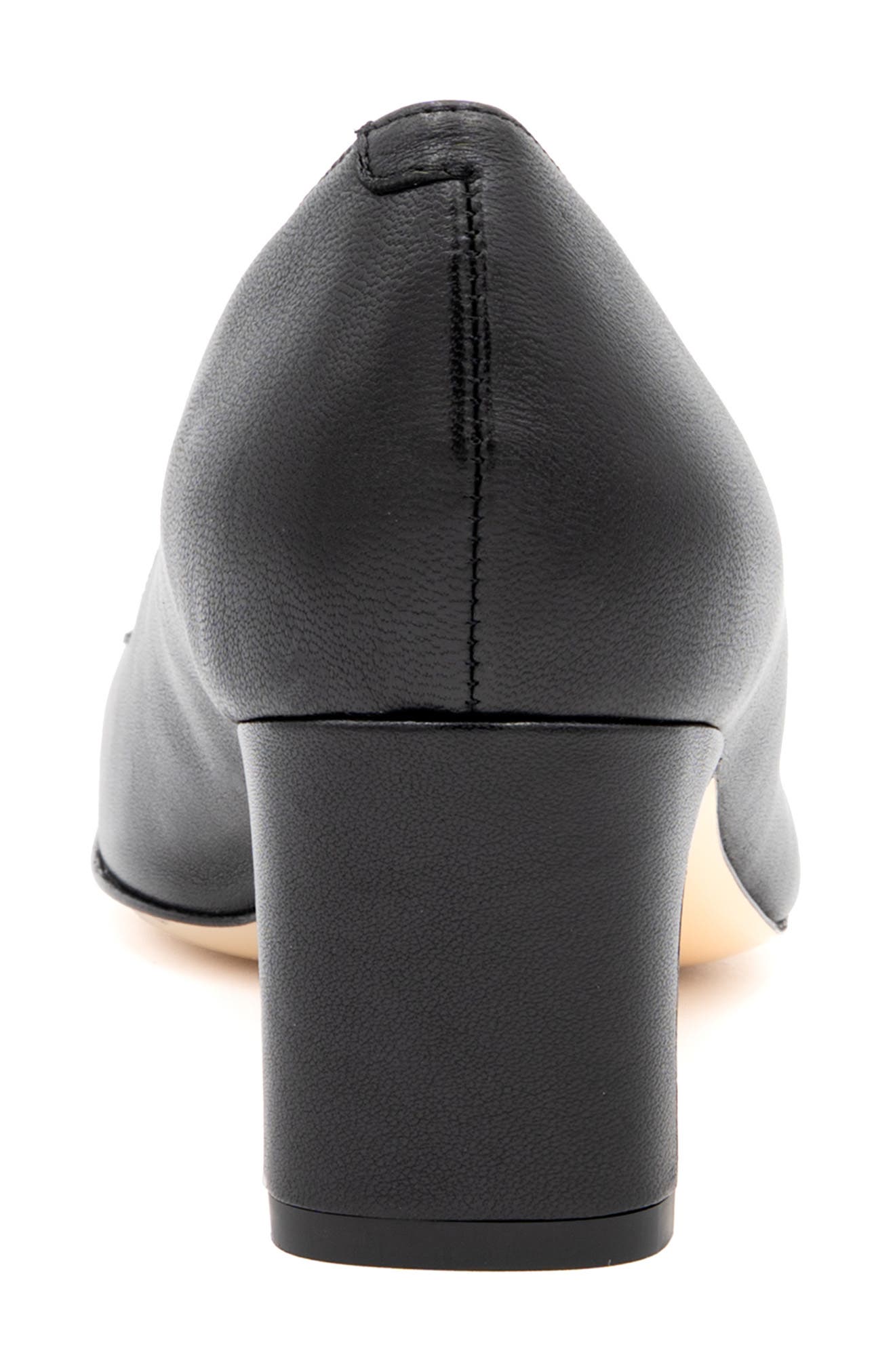 Amalfi by Rangoni Serapide Cap Toe Pump, Alternate, color, Black Parmasoft