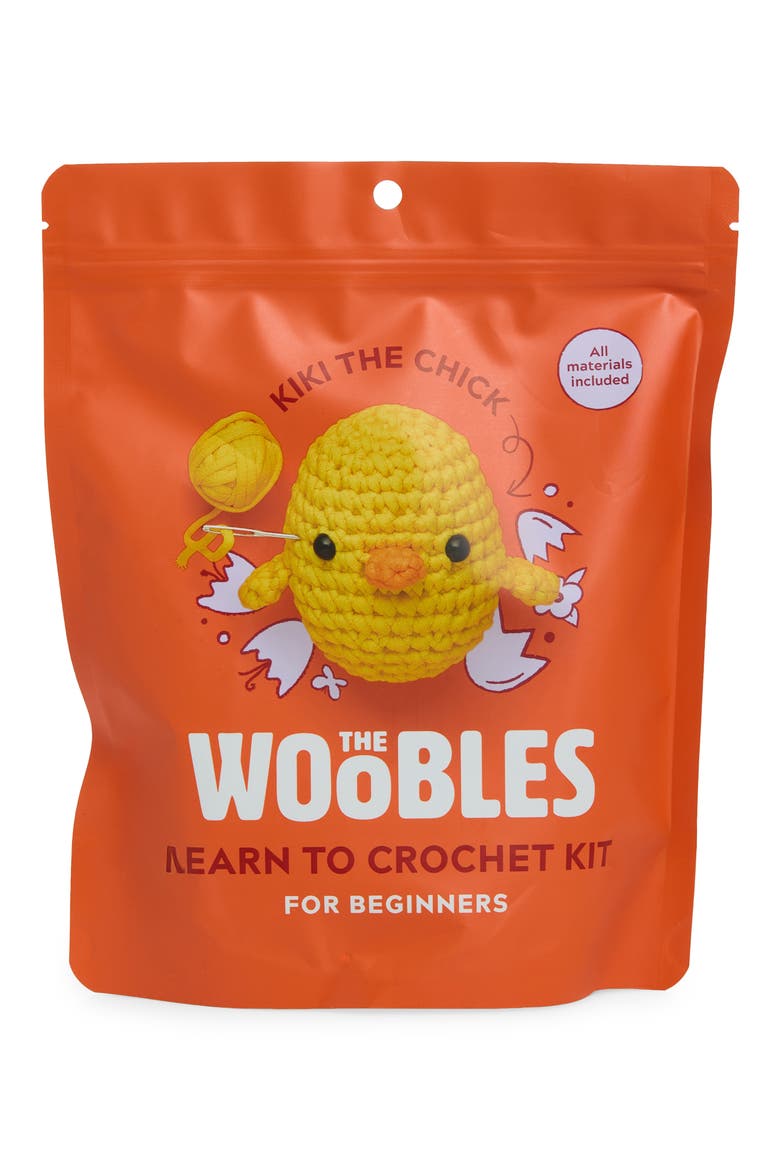 Kiki the Chick Learn to Crochet Kit, Main, color, YELLOW