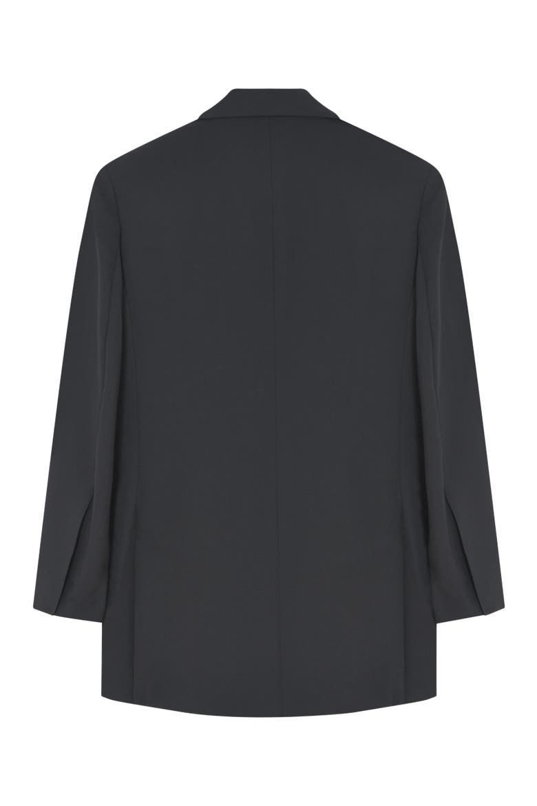 Eltona Sculpted Longline Blazer, Alternate, color, Black